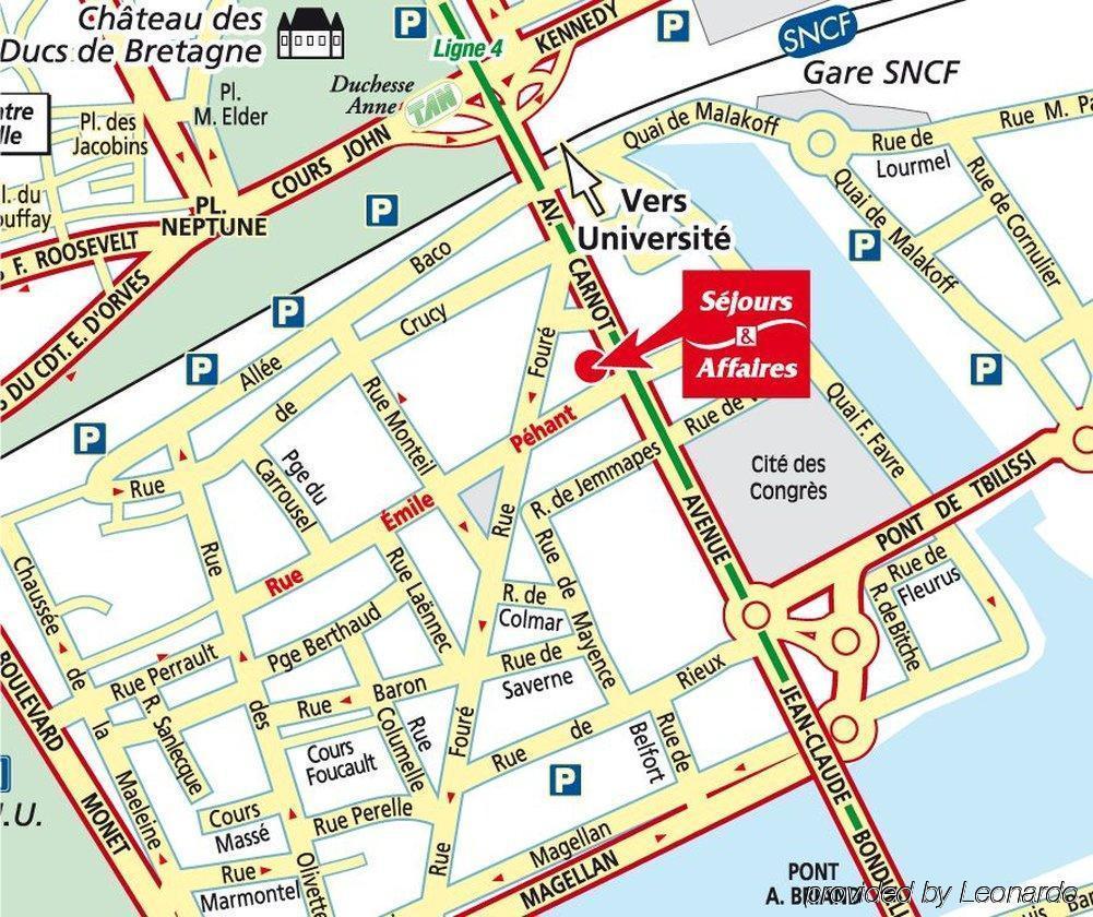 Aparthotel Sejours & Affaires Nantes Ducs De Bretagne Exteriér fotografie